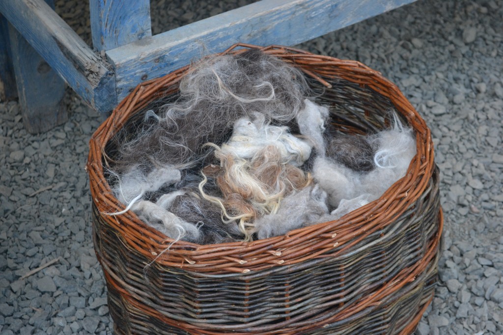 basket of wool