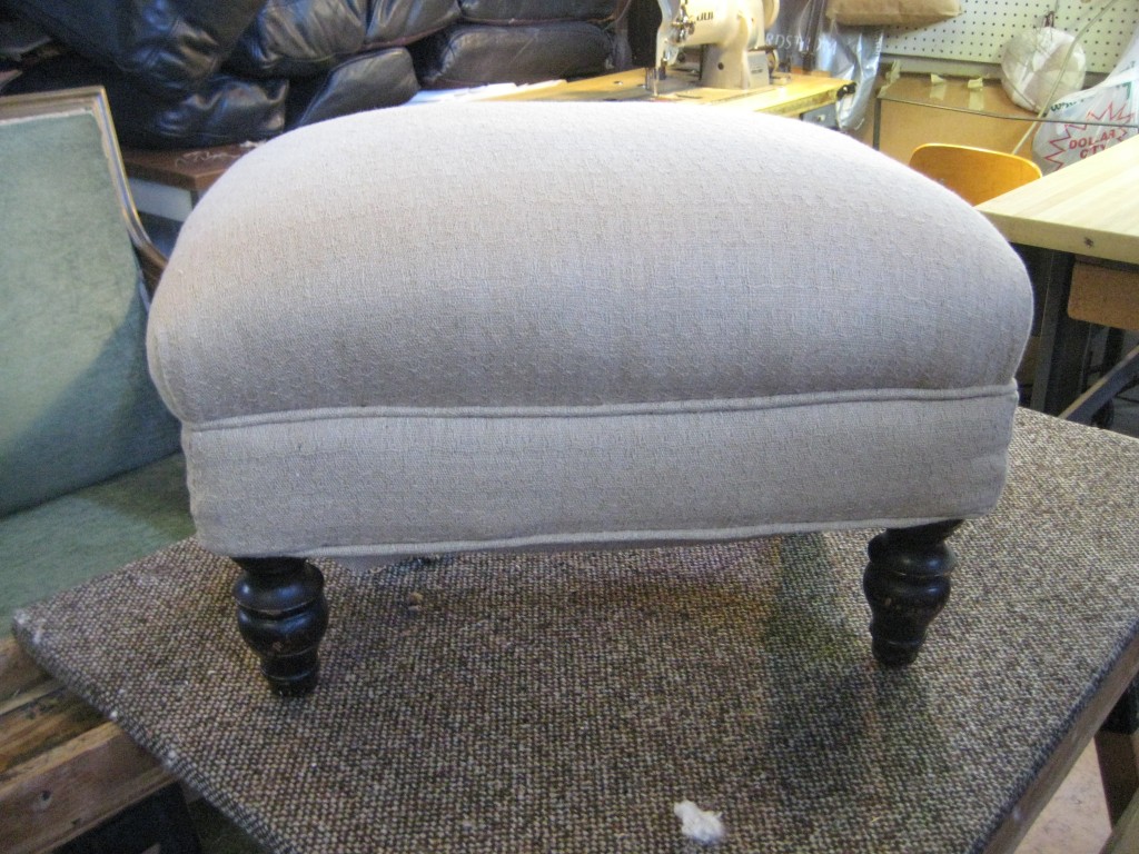 finished footstool